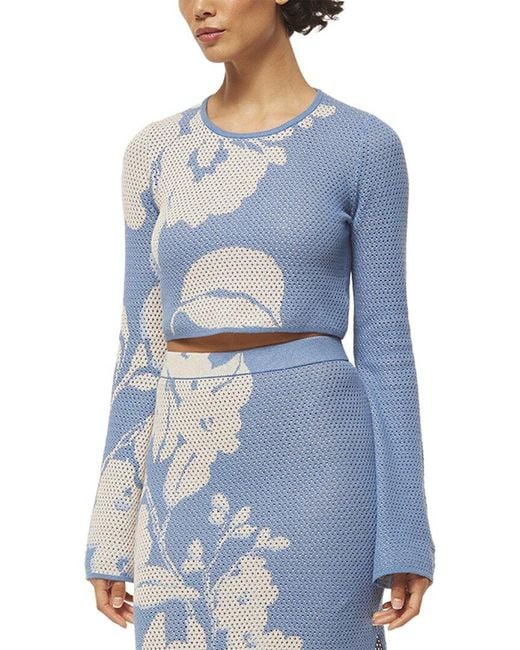 MISA Los Angles Blue Cassi Top