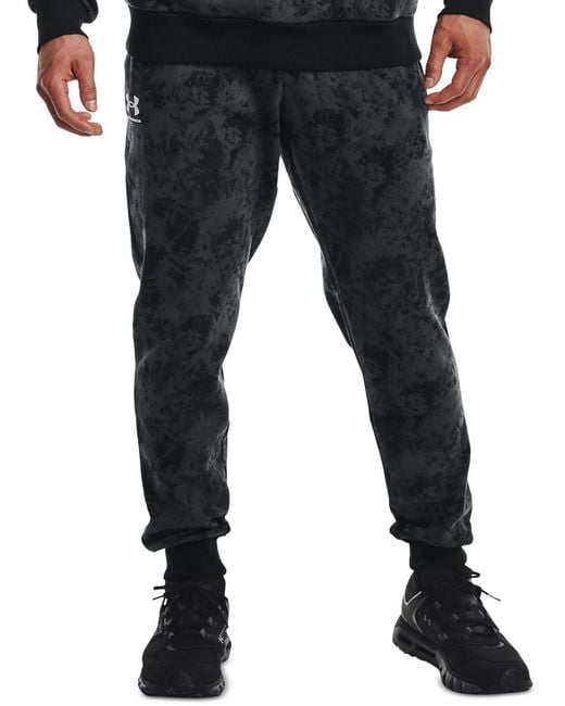 Under Armour Workout Exercise Jogger Pants in Black for Men