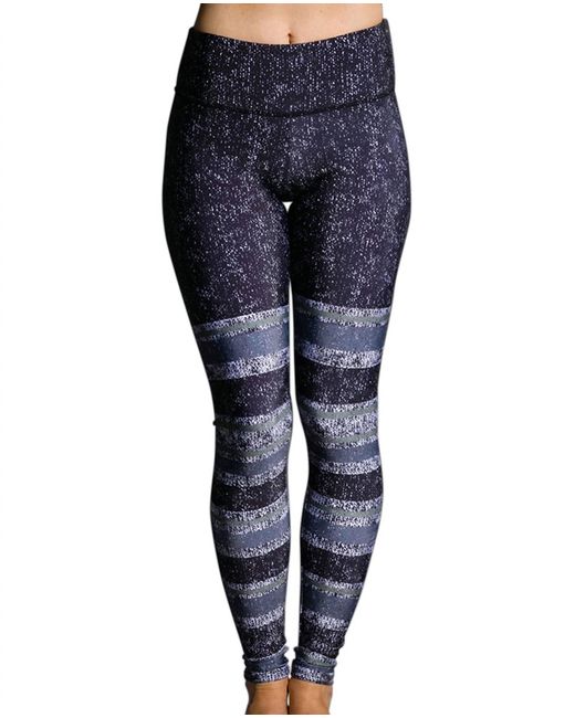 Onzie Blue Graphic Leggings