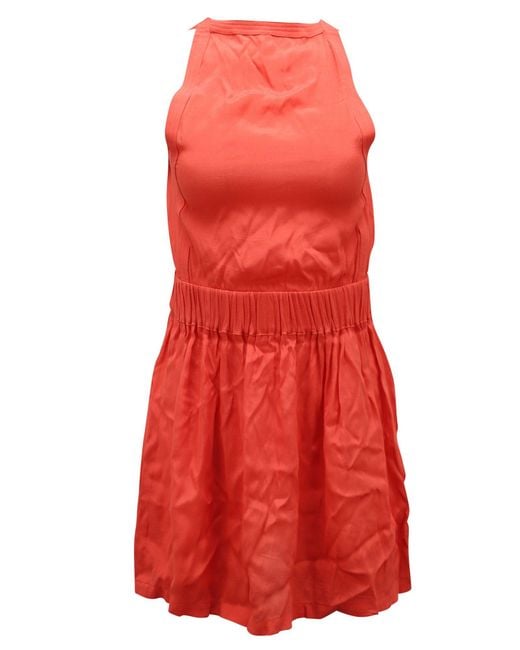 IRO Halter Gartered Mini Dress
