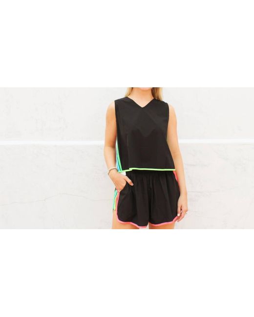 Queen Of Sparkles Black Side Active Tank