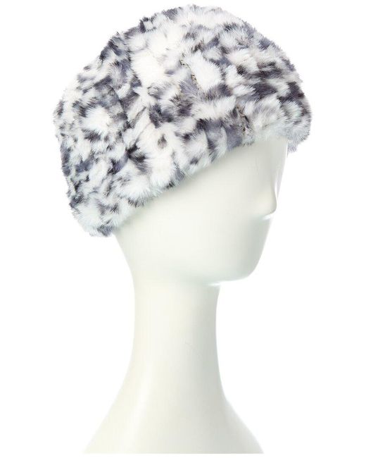 Surell White Knit Headband