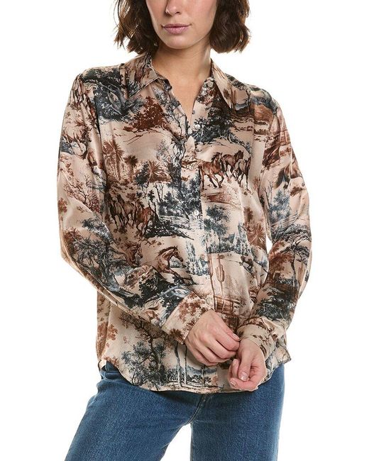 L'Agence Multicolor Tyler Blouse