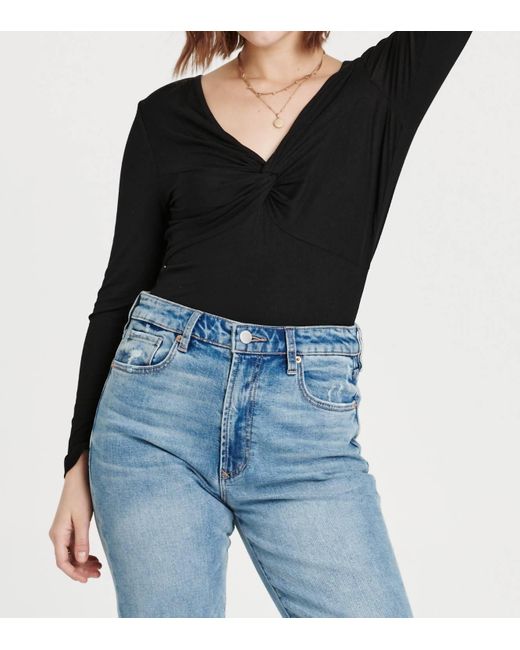 Another Love Black Anessa Long Sleeve Top