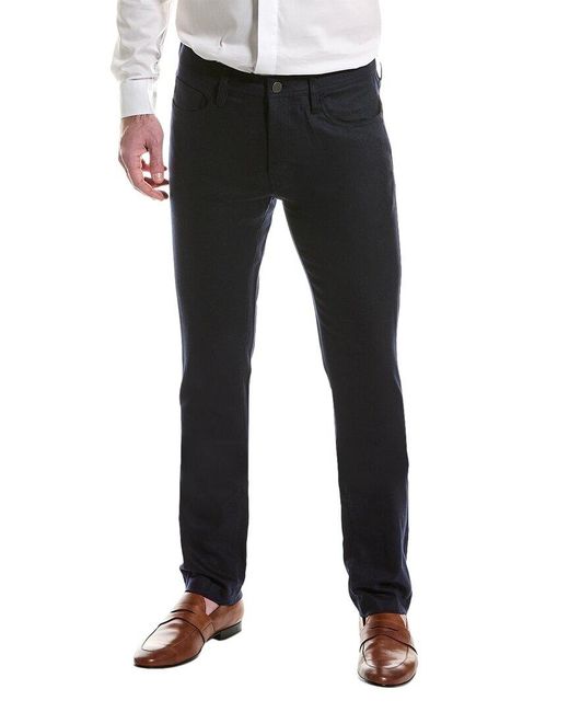 ALTON LANE Black Biella 5-pocket Tailored Fit Wool & Cashmere-blend Pant for men