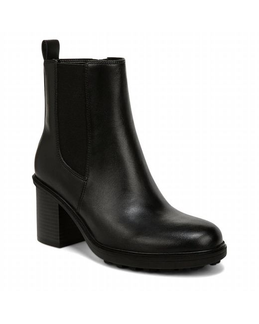 Vionic Black Truckee Heeled Ankle Boot