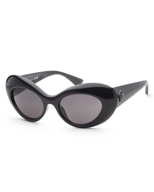 Versace Gray 52mm Black Sunglasses Ve4456u-gb1-87-52