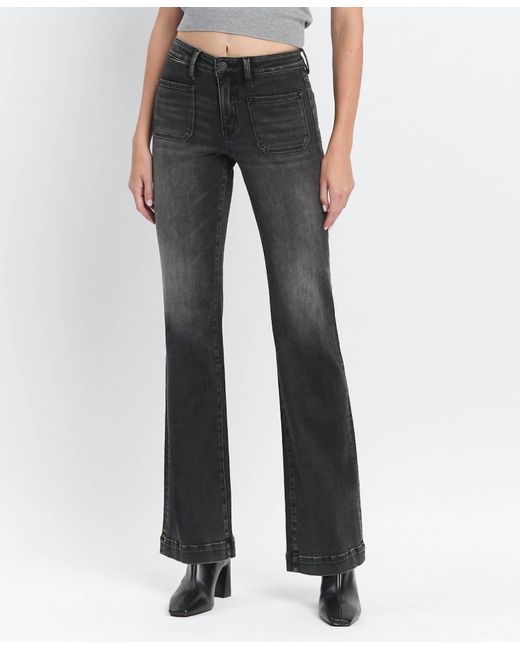High Rise Kick Flare Flying Monkey Jeans main image 1