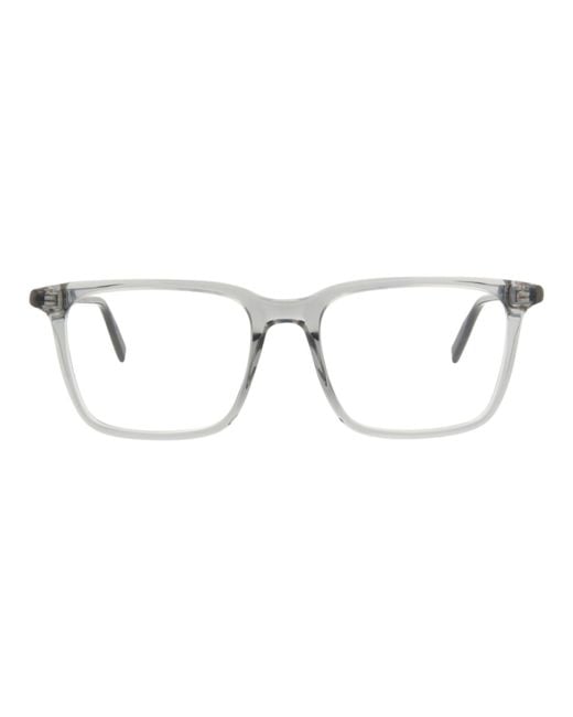 Montblanc White Square-Frame Acetate Optical Frames for men