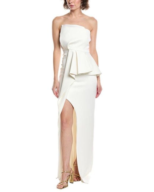 Black Halo White Jonas Gown