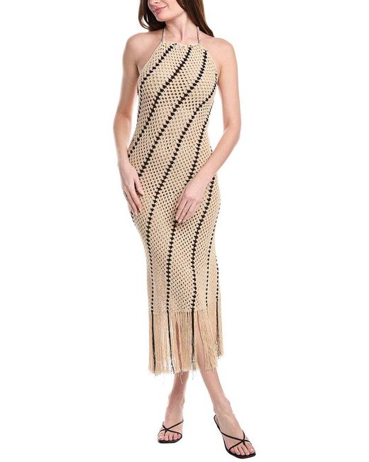 NOOR Dress – Gold Handmade Crochet Dress