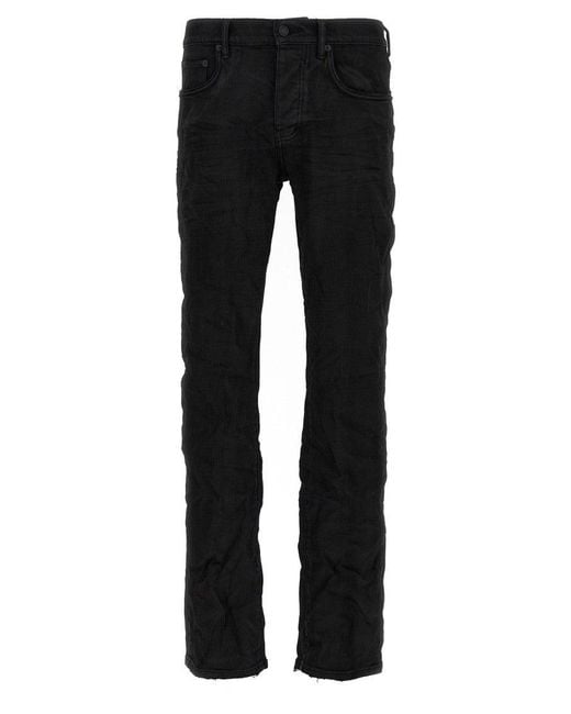 Purple Black 'Resin Flare' Jeans for men