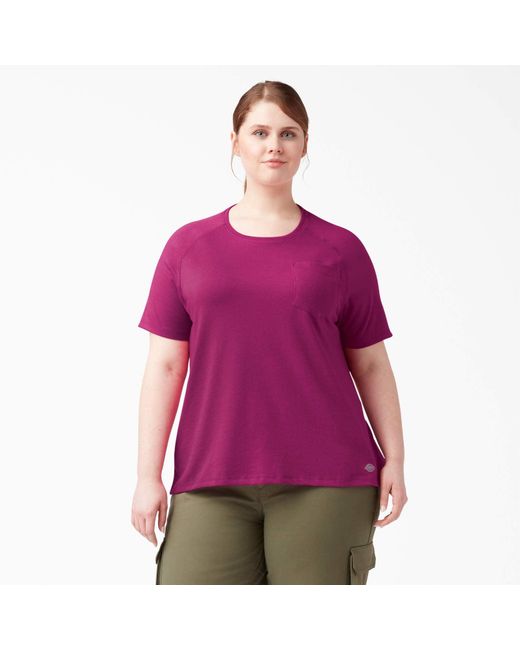 Dickies Purple Plus Cooling Short Sleeve T-shirt