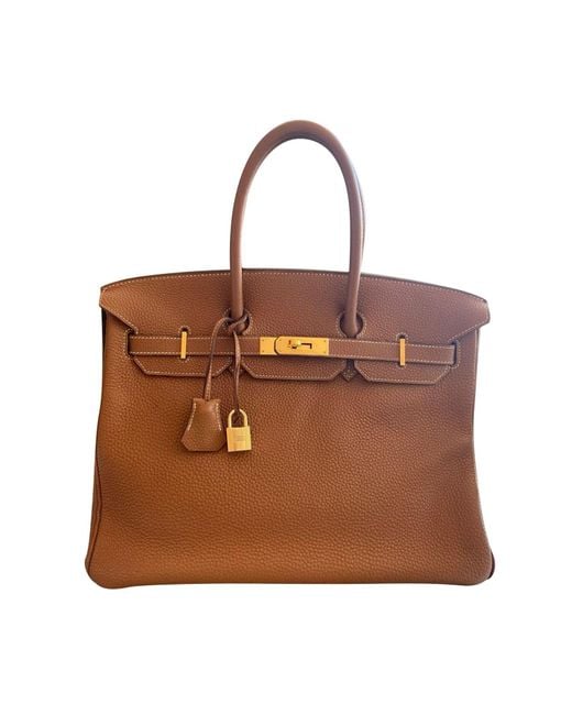 Hermès Brown Birkin 35 Bag