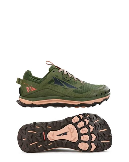 Altra Green Lone Peak 6 Trail Shoes - B/medium Width