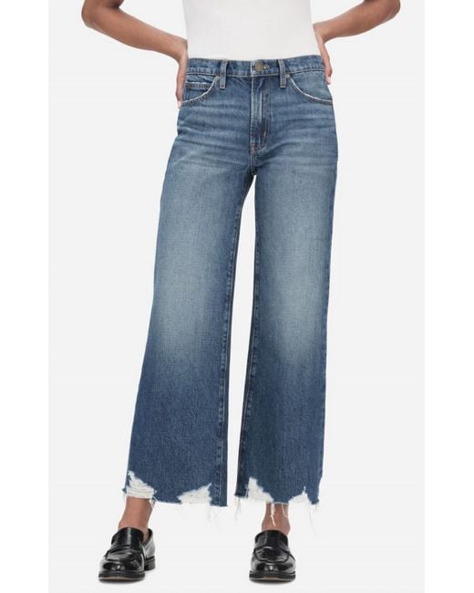 FRAME Blue Relaxed Straight Denim Jean