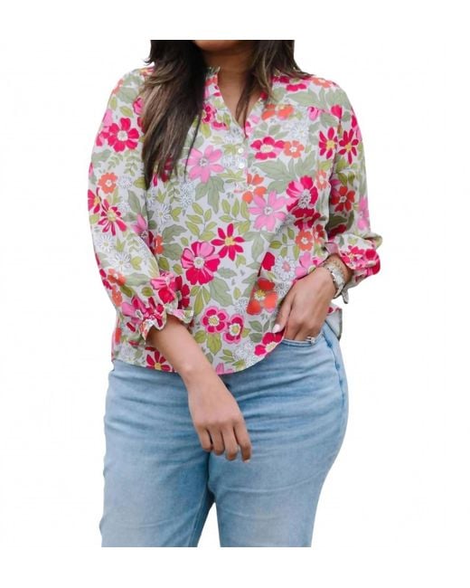 Michelle Mcdowell Multicolor Gianna Top
