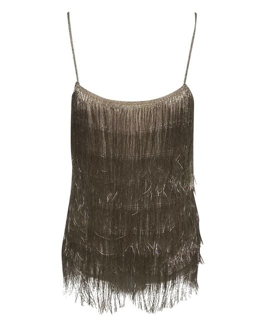 Rachel Zoe Women's Brown Della Fringe Mini Dress