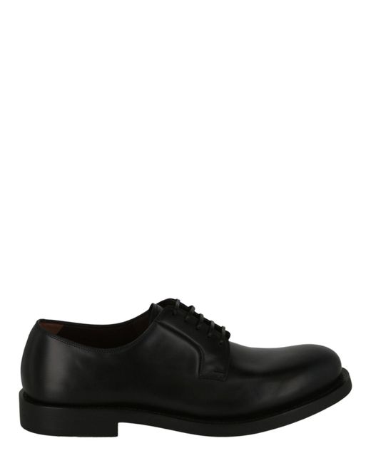 Ferragamo Black Marius Dress Shoe for men