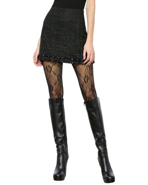Alice + Olivia Black Riley Skirt