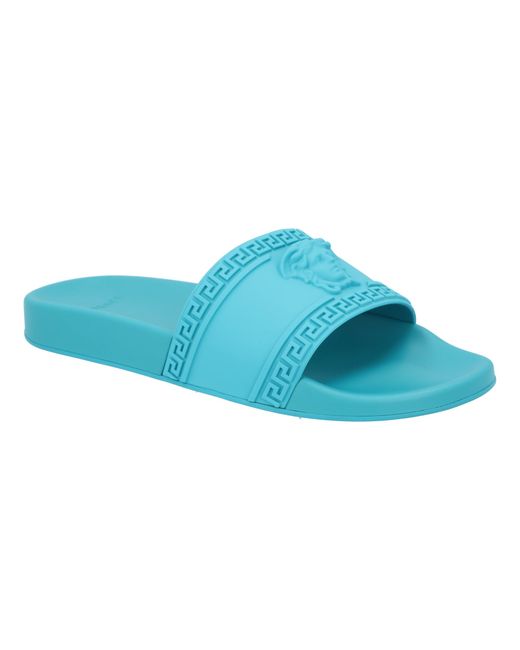 Versace Palazzo Medusa Pool Slide in Blue for Men | Lyst display picture 2