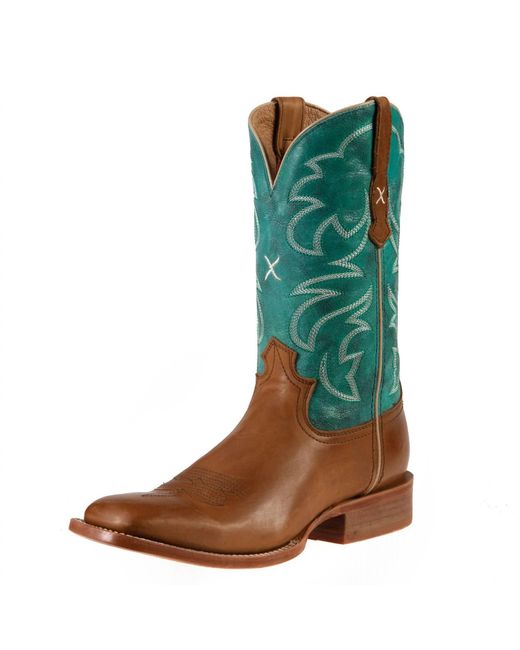 Twisted X Women's Green 12 Ws Toe Rancher Boot
