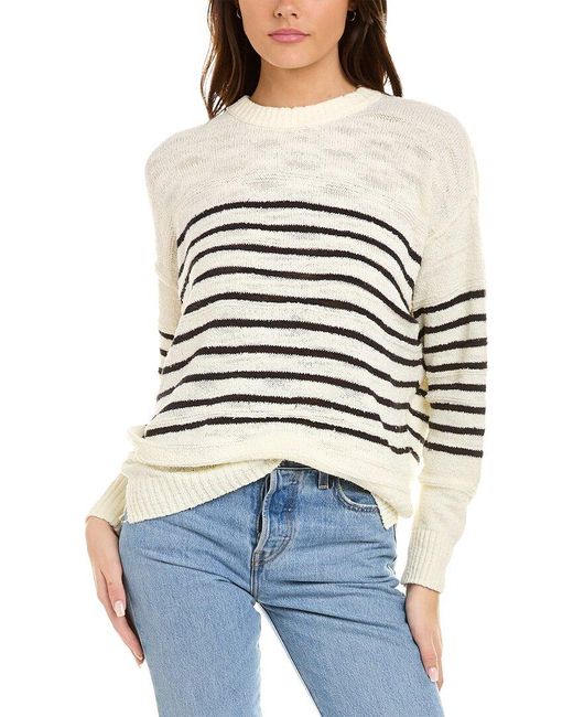 Alex Mill Scout Texture Sweater in White | Lyst