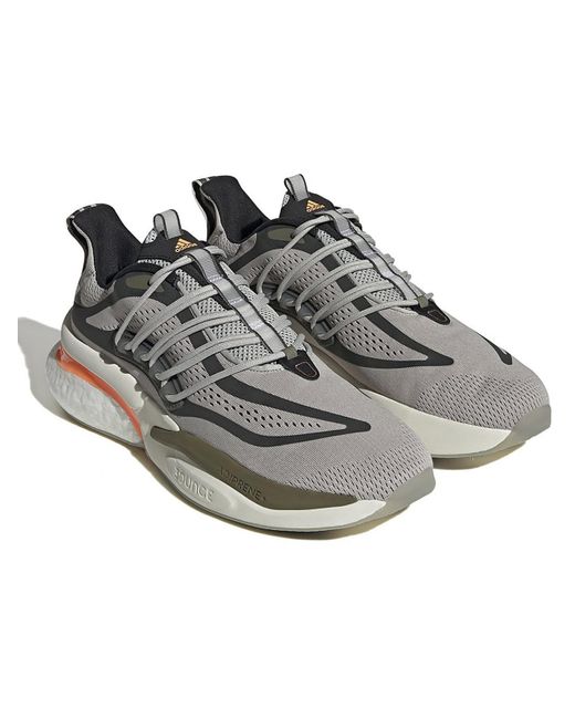 Adidas Gray Alphaboost V1 Mesh Gym Running & Training Shoes for men