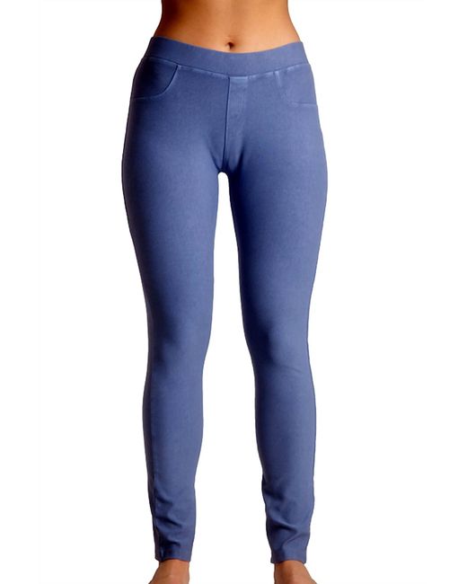 French Kyss Cotton Mid Rise Leggings in 