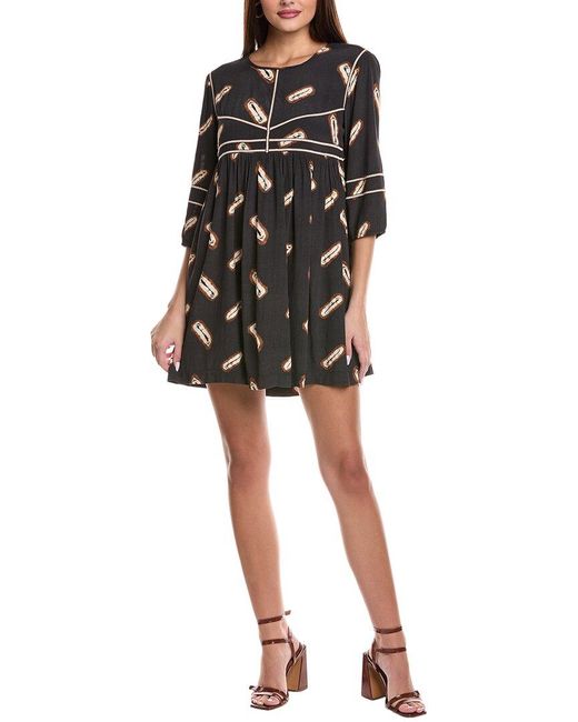 Ba&sh Black Crispy Mini Dress