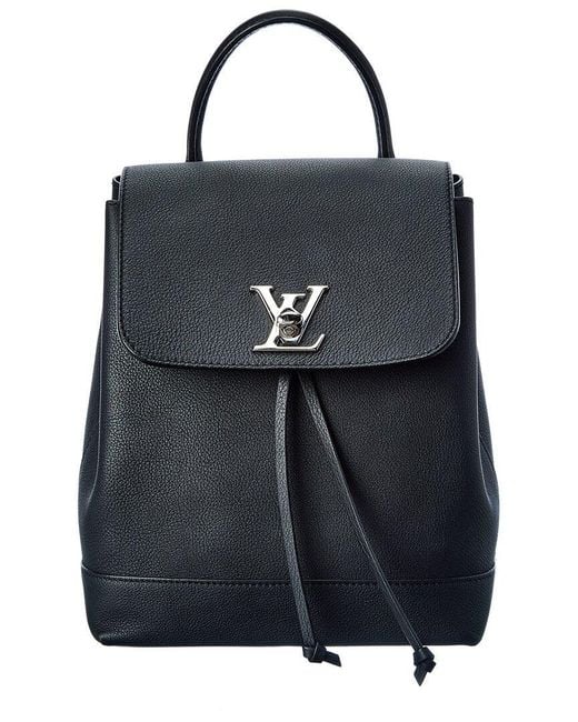 Louis Vuitton Black Taurillon Leather Lockme Backpack (authentic Pre-owned)