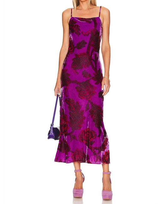 RHODE Purple Jemima Dress