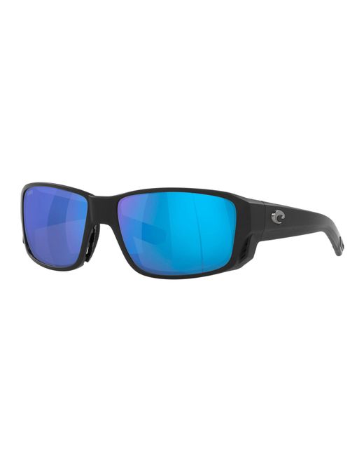 Costa Del Mar Black Tuna Alley 06s9105 Wrap Polarized Sunglasses for men