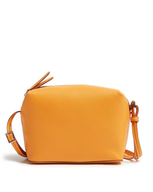 Vera Bradley Orange Outlet Faux Leather Camera Bag Crossbody