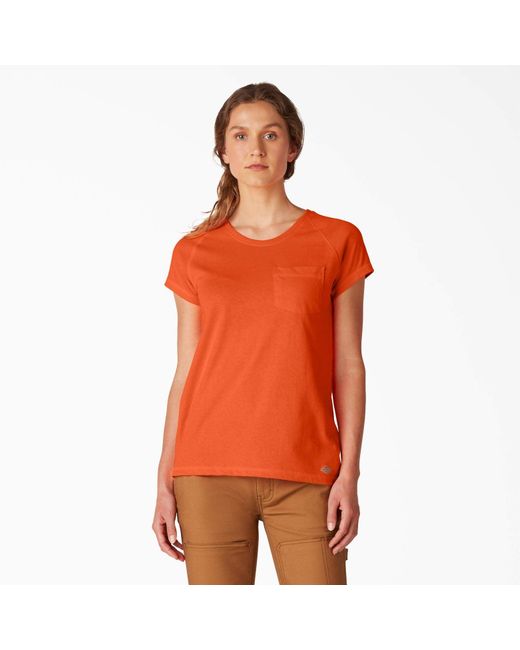 Dickies Orange Cooling Short Sleeve T-shirt