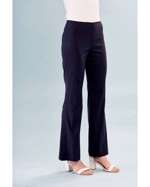Insight Blue Solid Techno Pant