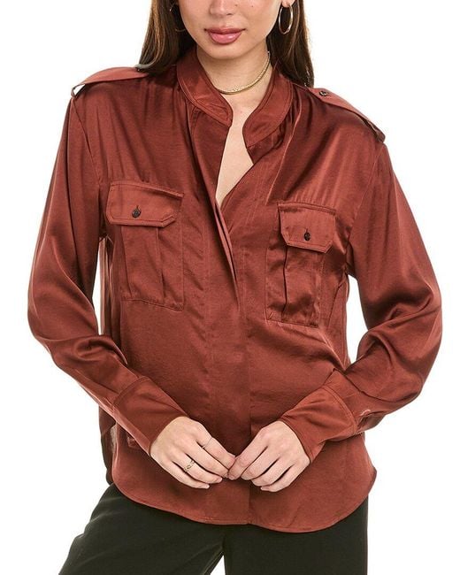 A.L.C. Red Oakley Top