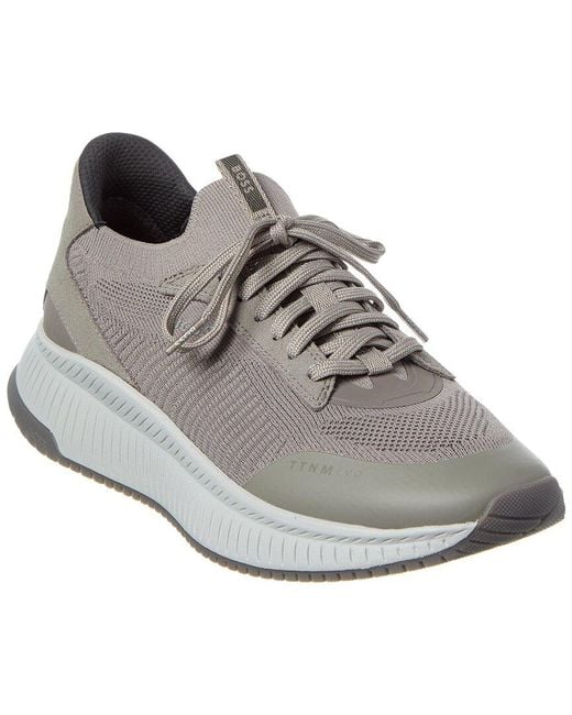 Boss Gray Ttnm Evo Sneaker for men