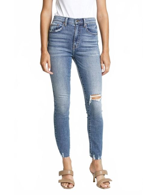 Pistola Women's Blue Cara High Rise Vintage Skinny Jean