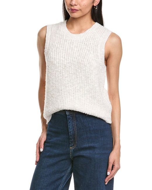 Splendid Blue Elysees Sweater Tank