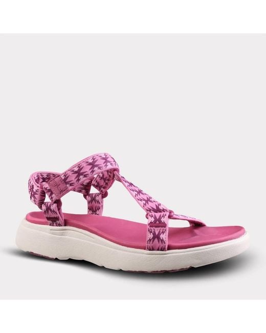 Mykos Pink Solstice Hook & Loop Sandal