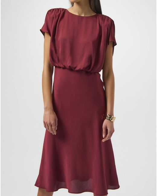 strapless open back dress Joseph Ribkoff Crepe Dress 252023