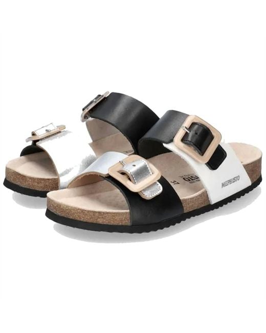 Mephisto Black Madison Sandal