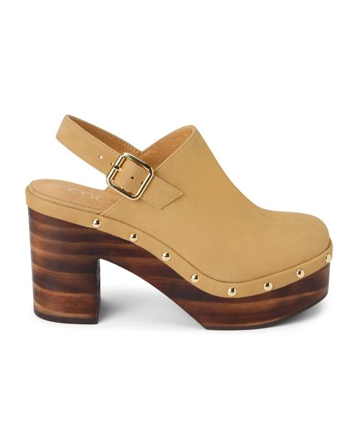 Matisse Brown Freedom Heeled Clog