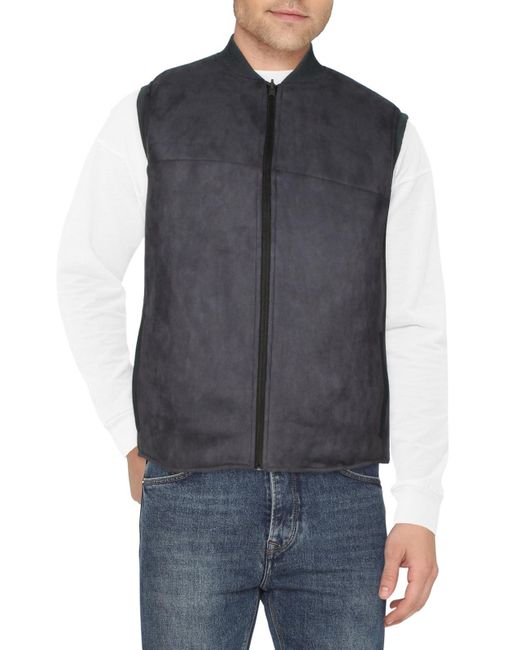 Kenneth Cole Blue Water Resistant Insulated Outerwear Vest for men