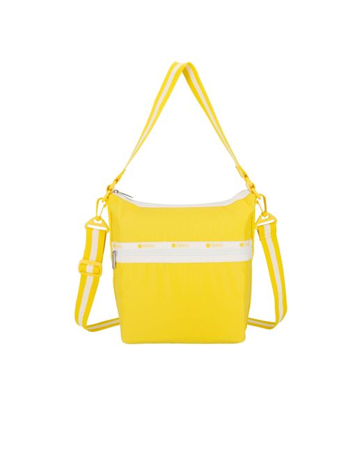 LeSportsac Yellow Bucket Shoulder Bag