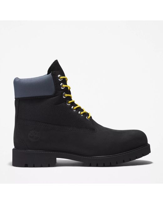 Timberland Heritage 6 Inch Boot in Black for Men | Lyst