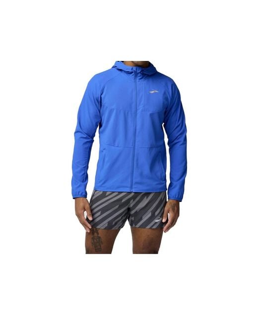 Brooks Blue Canopy Jacket for men