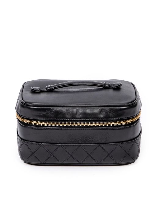 Chanel Small Vanity Case Bag in Black