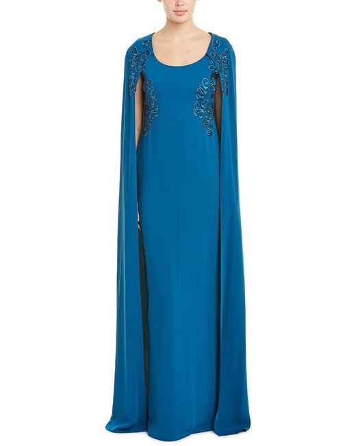 Marchesa Blue Gown